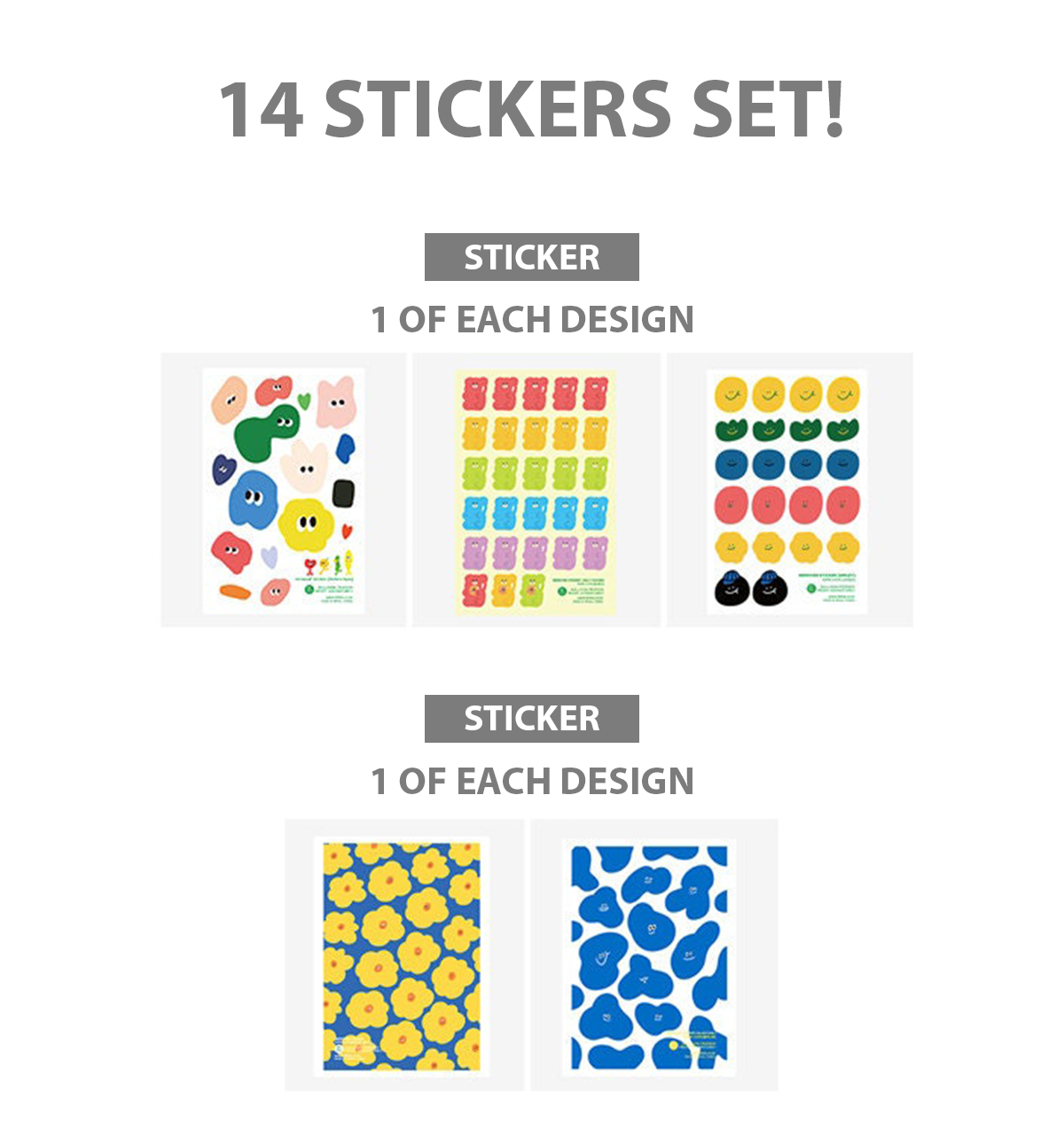 Balloon Friends Sticker Pack [14 Stickers]