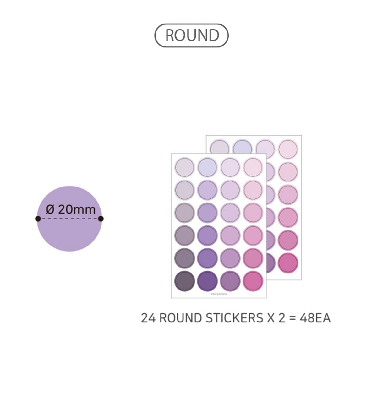Color Palette Sticker [16 Layouts]
