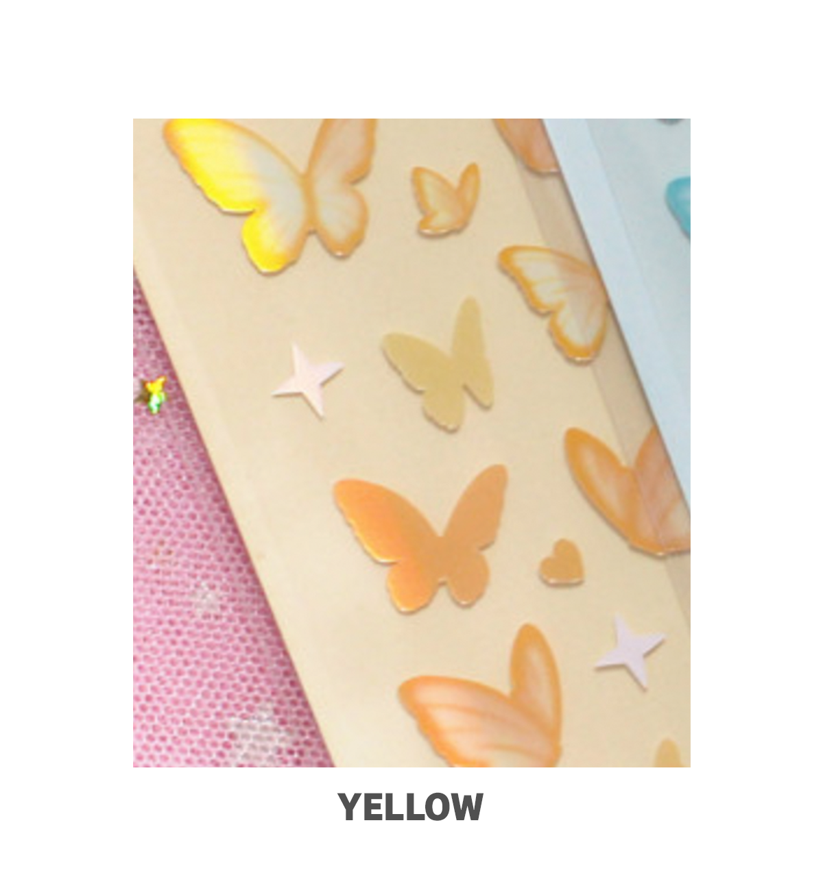 Twinkle Butterfly Prism Seal Sticker [7 Designs]