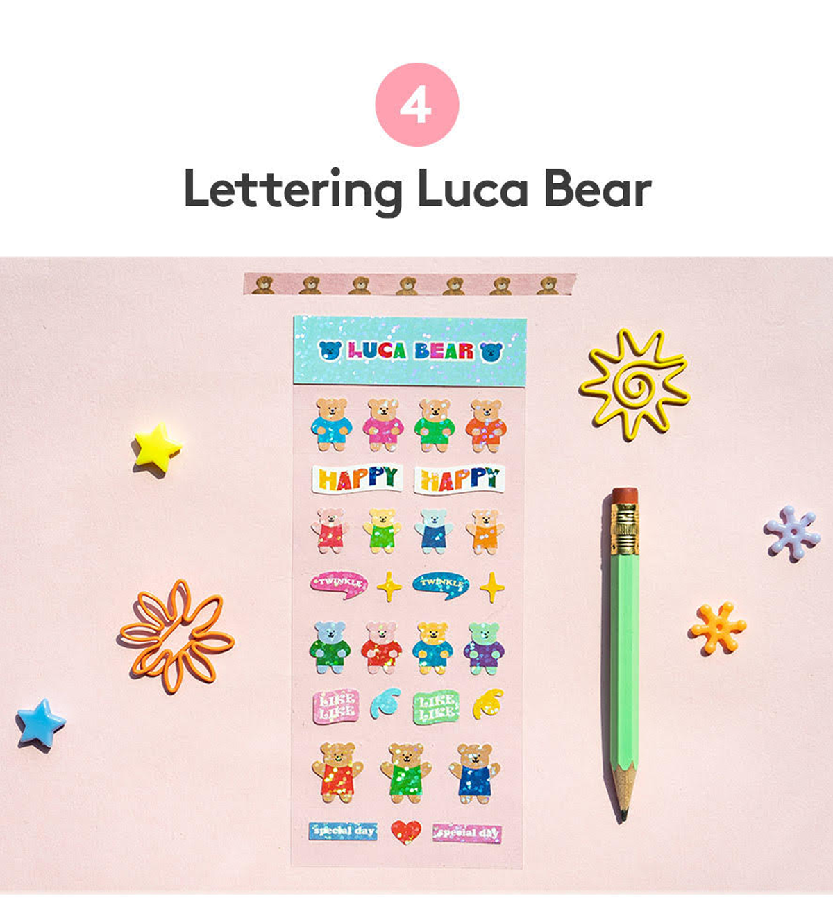 Luca Bear Seal Sticker