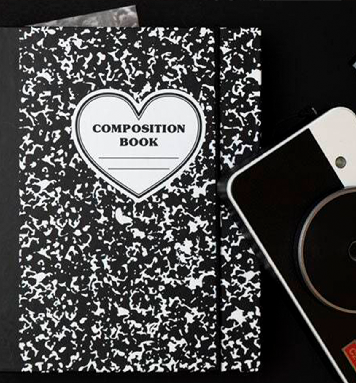 Archive Composition Hard Cover + Elastic [Black]