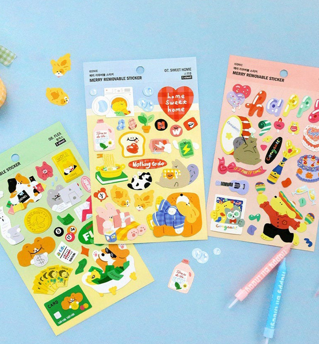 Merry Removal Sticker