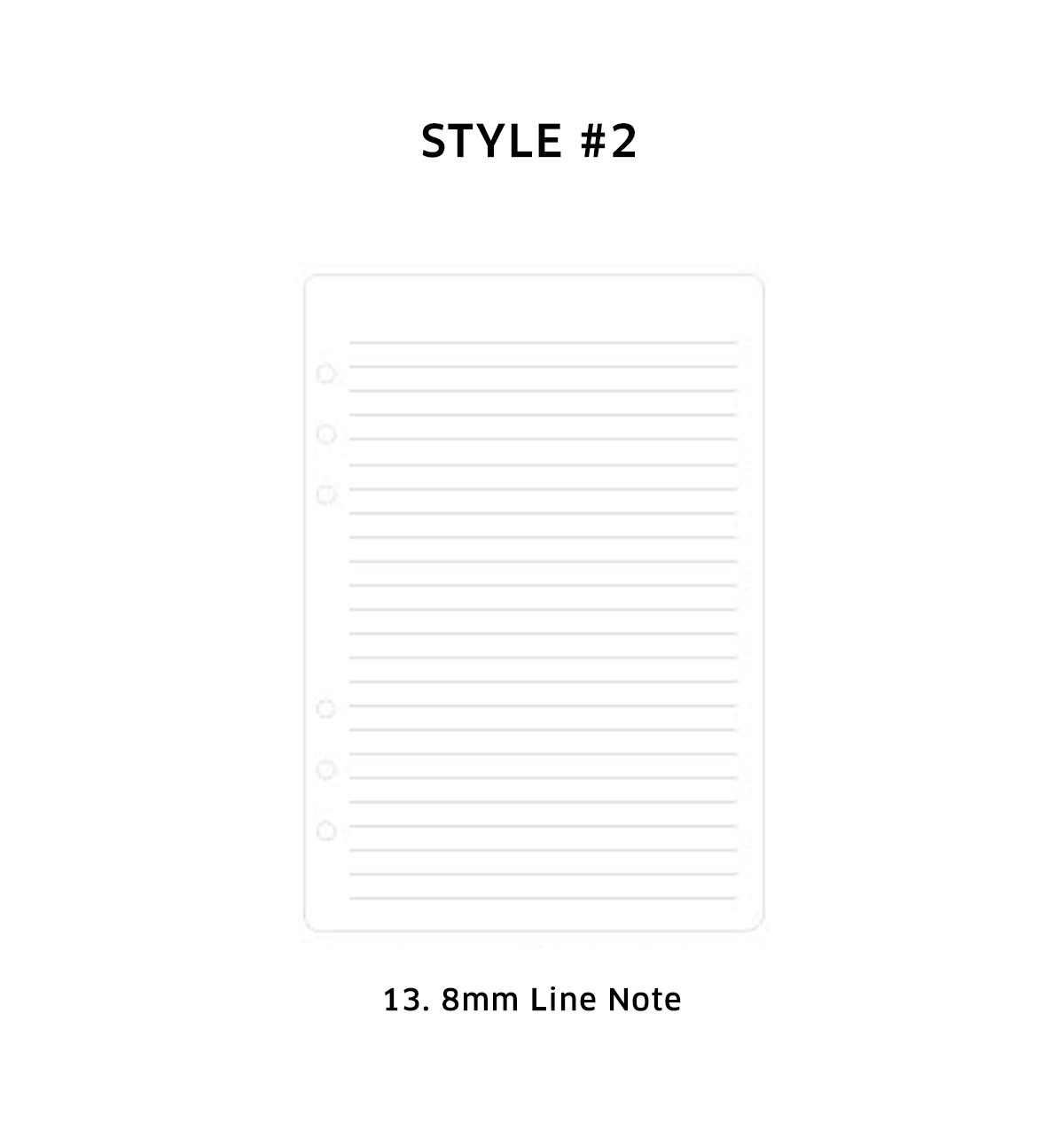 A5 Free Note Paper Refill