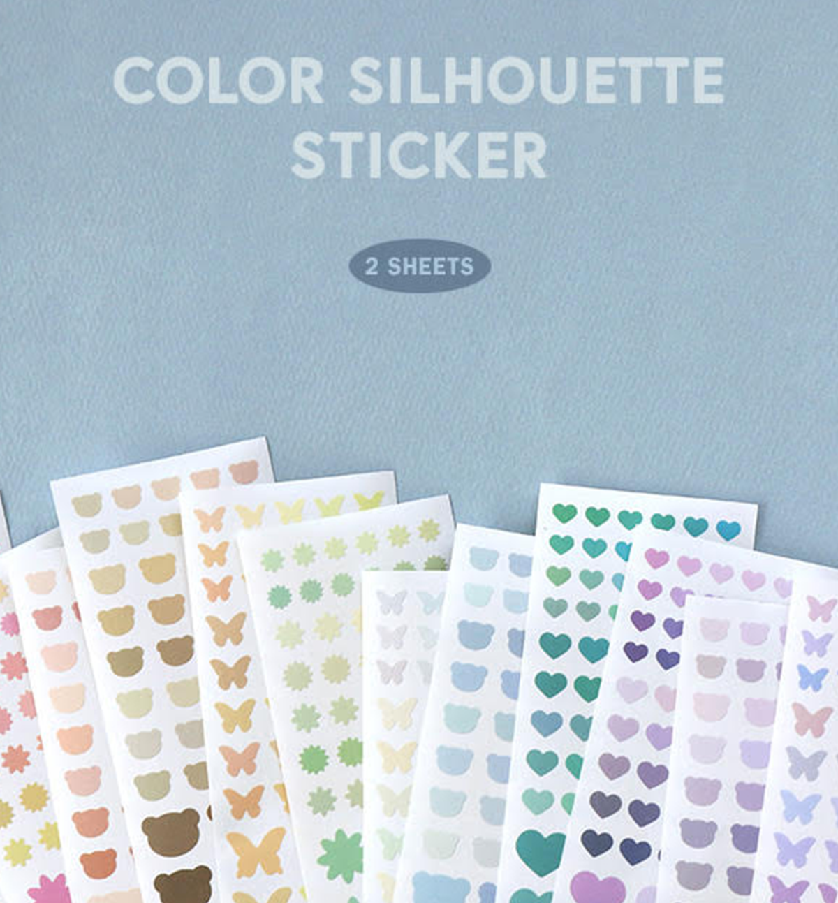 Color Silhouette Sticker