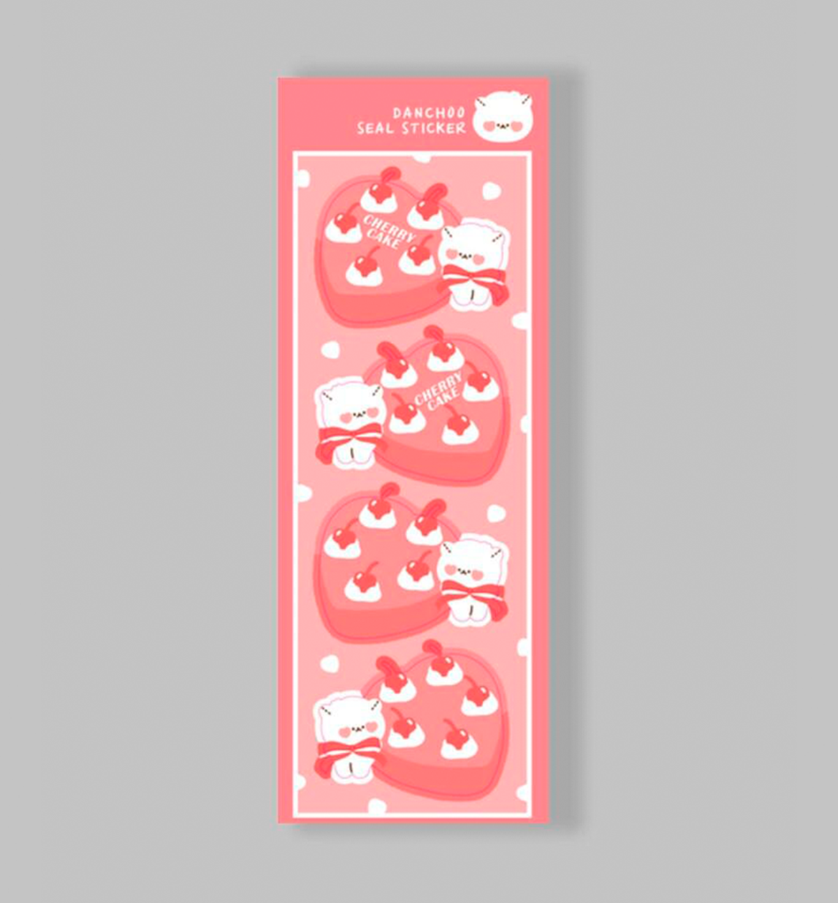 Cherry Cake Seal Sticker