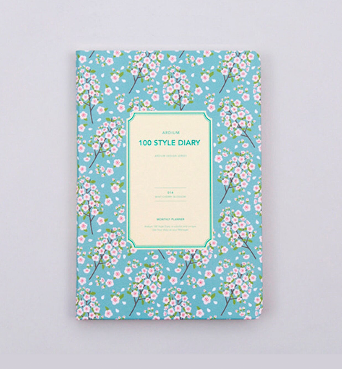 100 Style Diary [Mint Cherry Blossom]