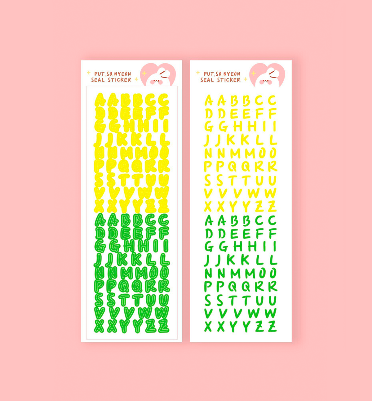 ABC Seal Sticker [Yellow-Green]