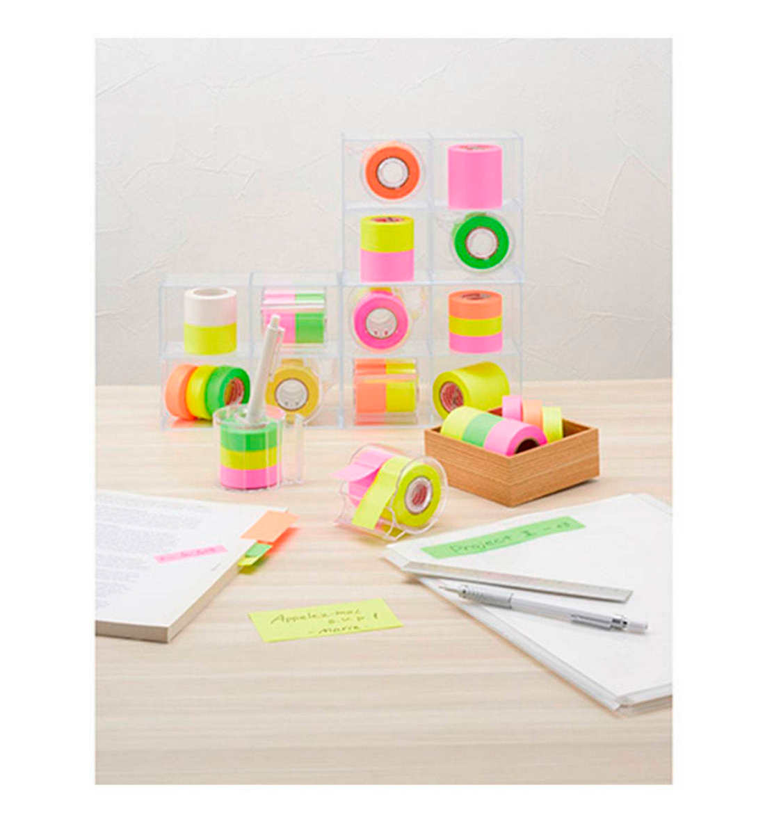 Memo Roll Tape [15mm x 3 colors]