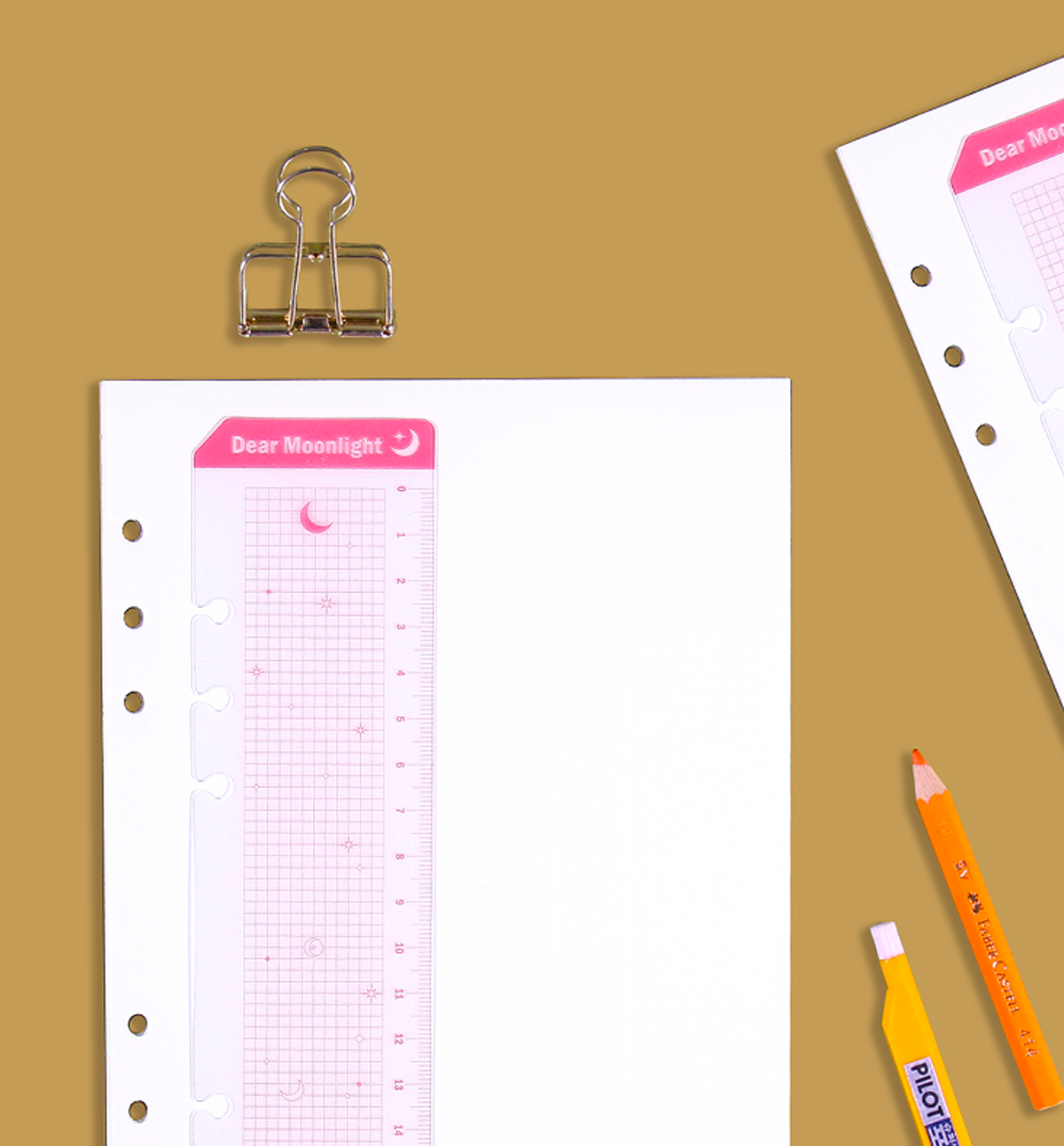 A5 Binder Ruler Marker Insert