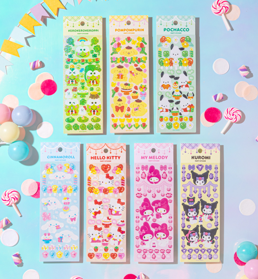 Sanrio Party Seal Sticker
