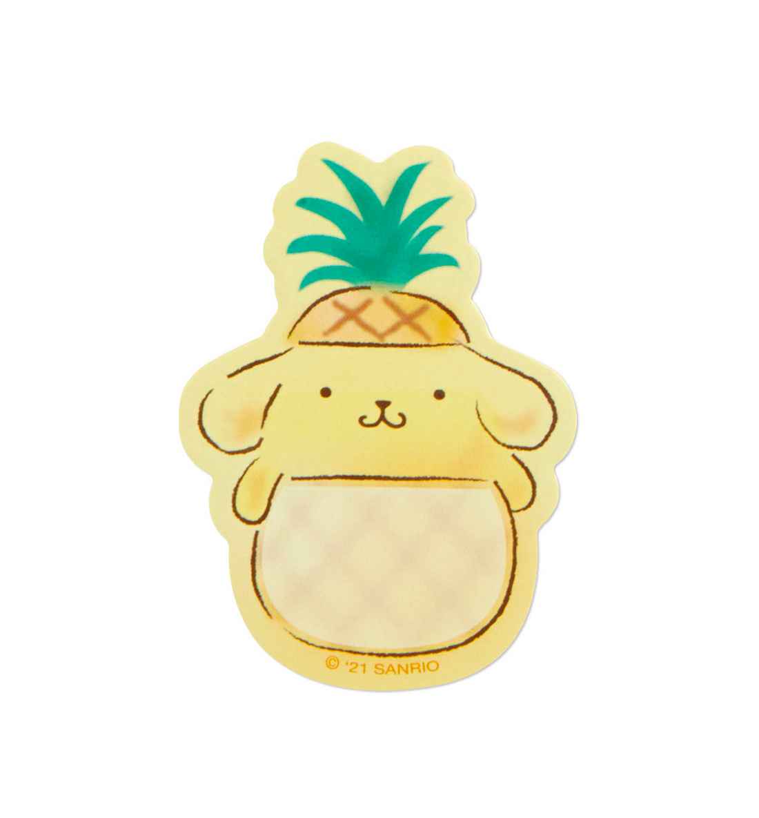 Sanrio Marker Sticky Memopad [Pompompurin]