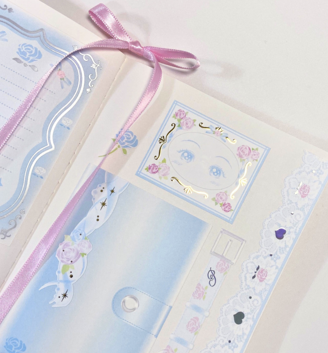Lovely Rose Strap Seal Sticker