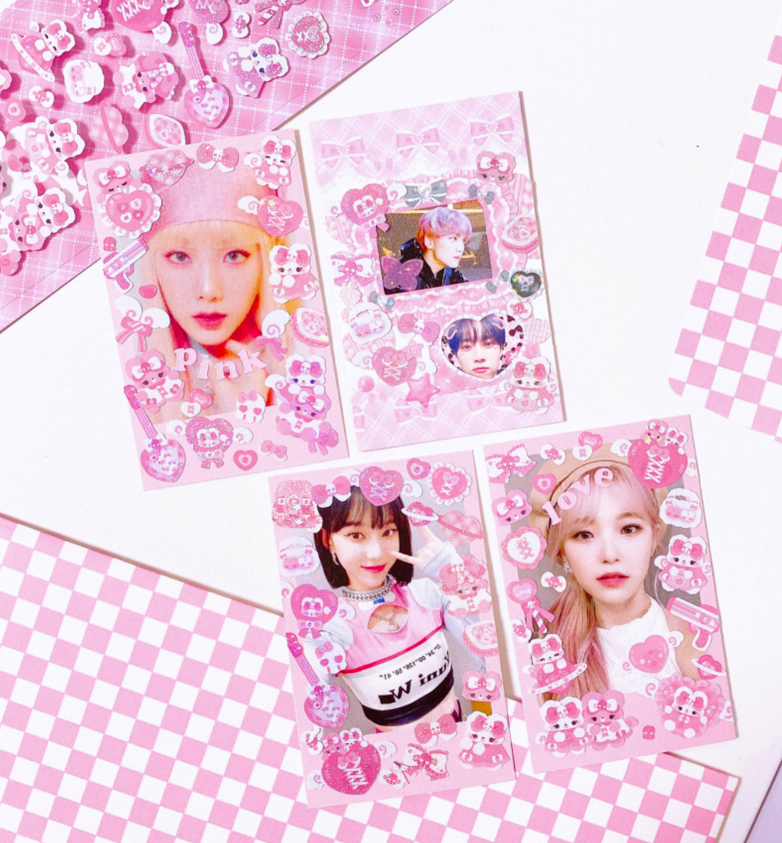 Angelic Kitsch Pink Seal Sticker