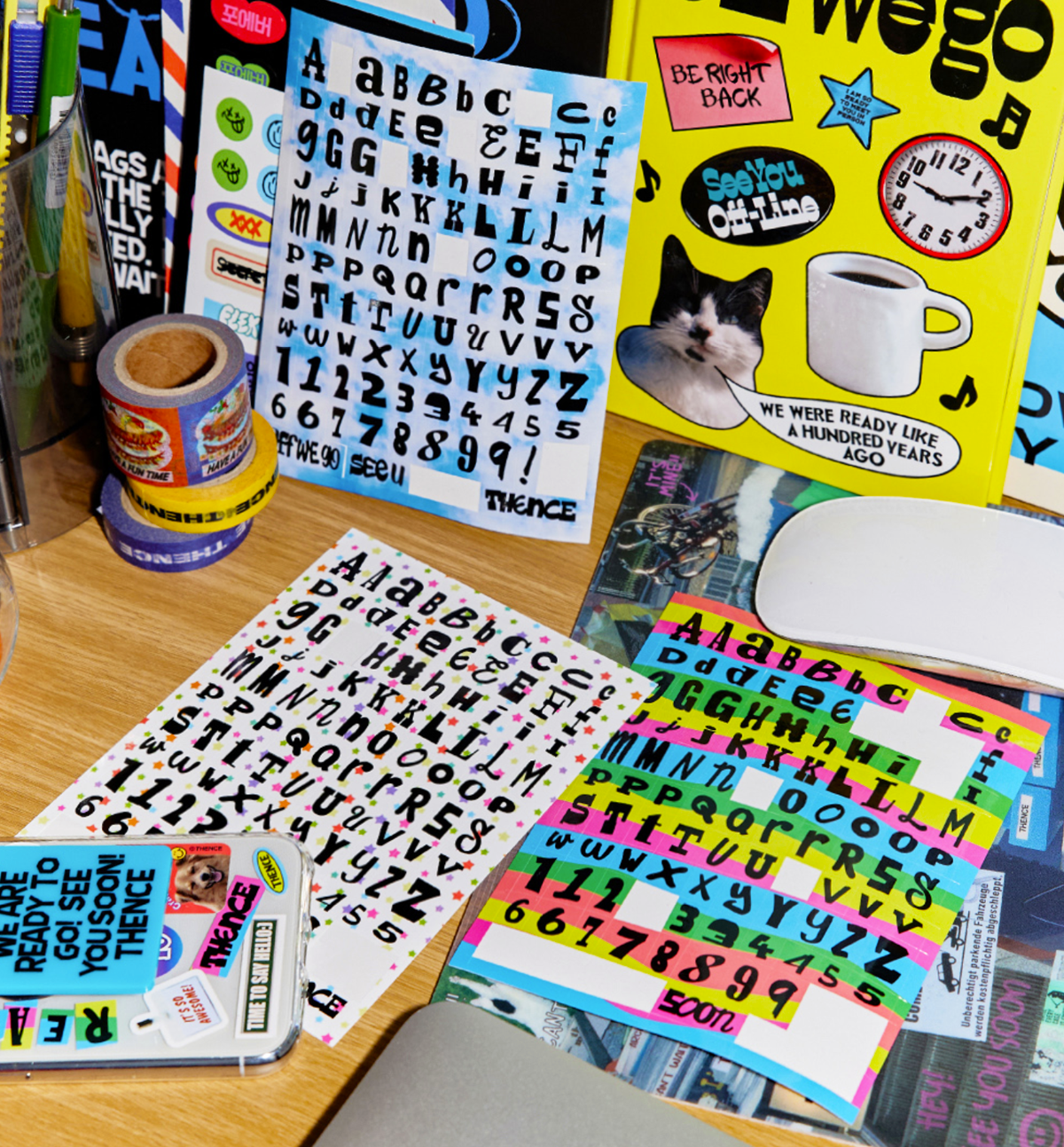 Sticker Y Lettr Letter Sticker Set Ver.7