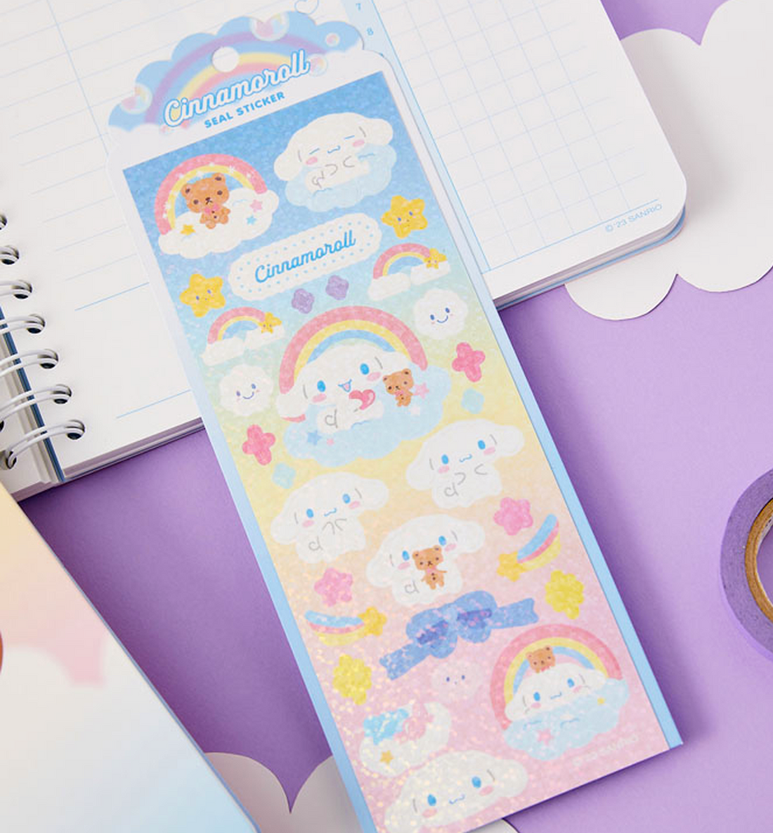 Sanrio Rainbow Seal Sticker