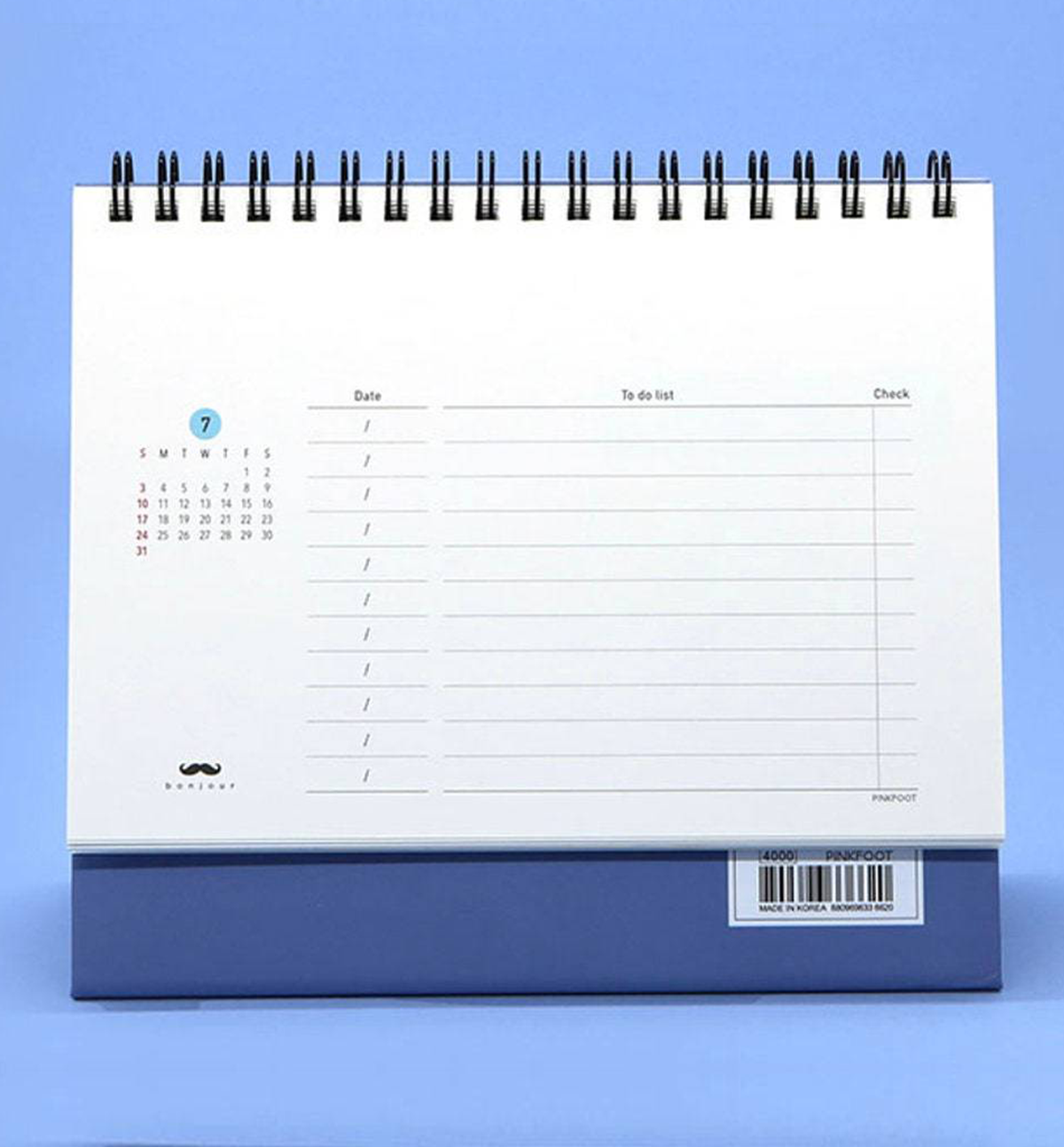 2022 Pastel Desk Calendar
