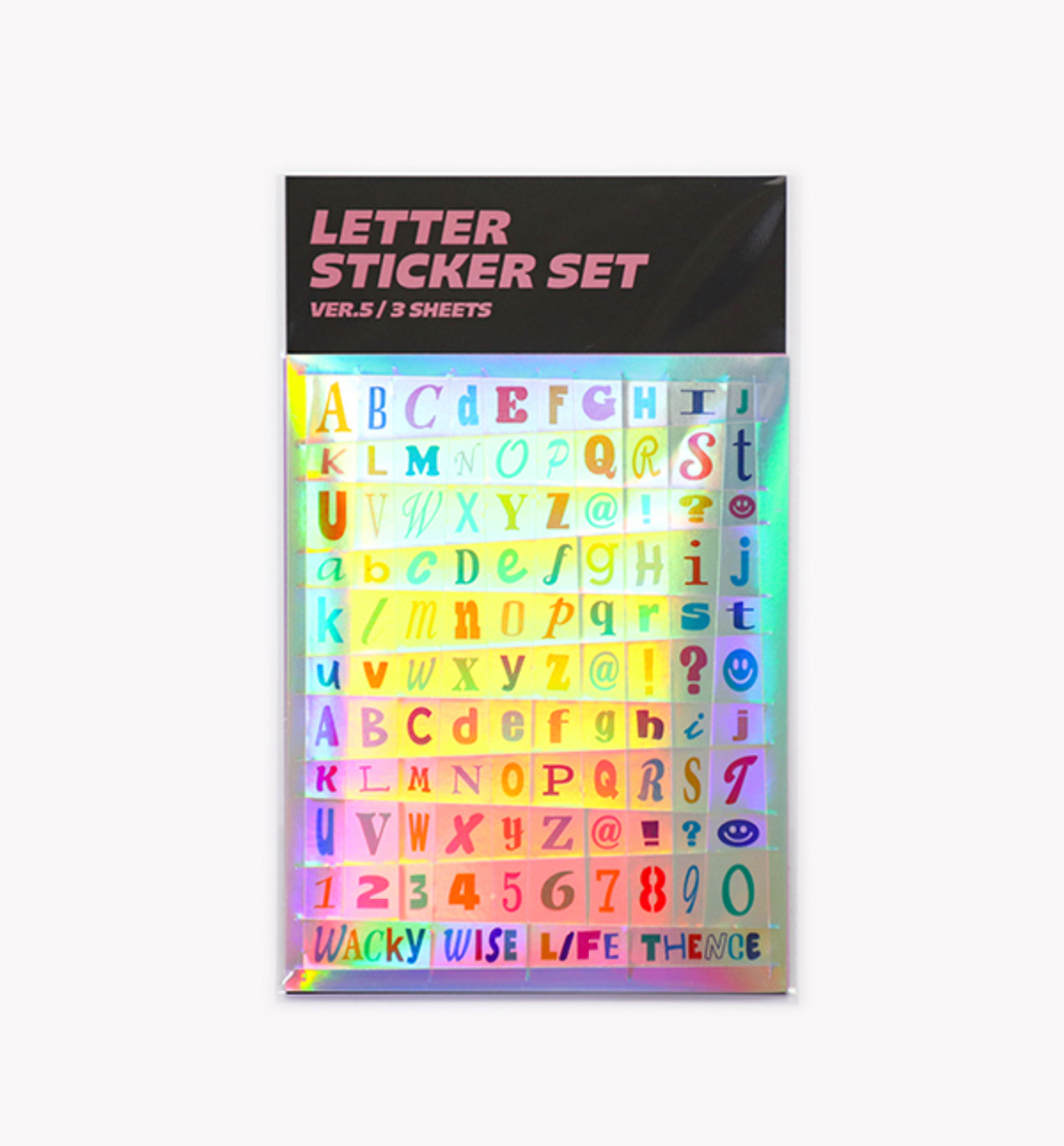 Handritten Letter Sticker Letter Sticker Set Ver.5