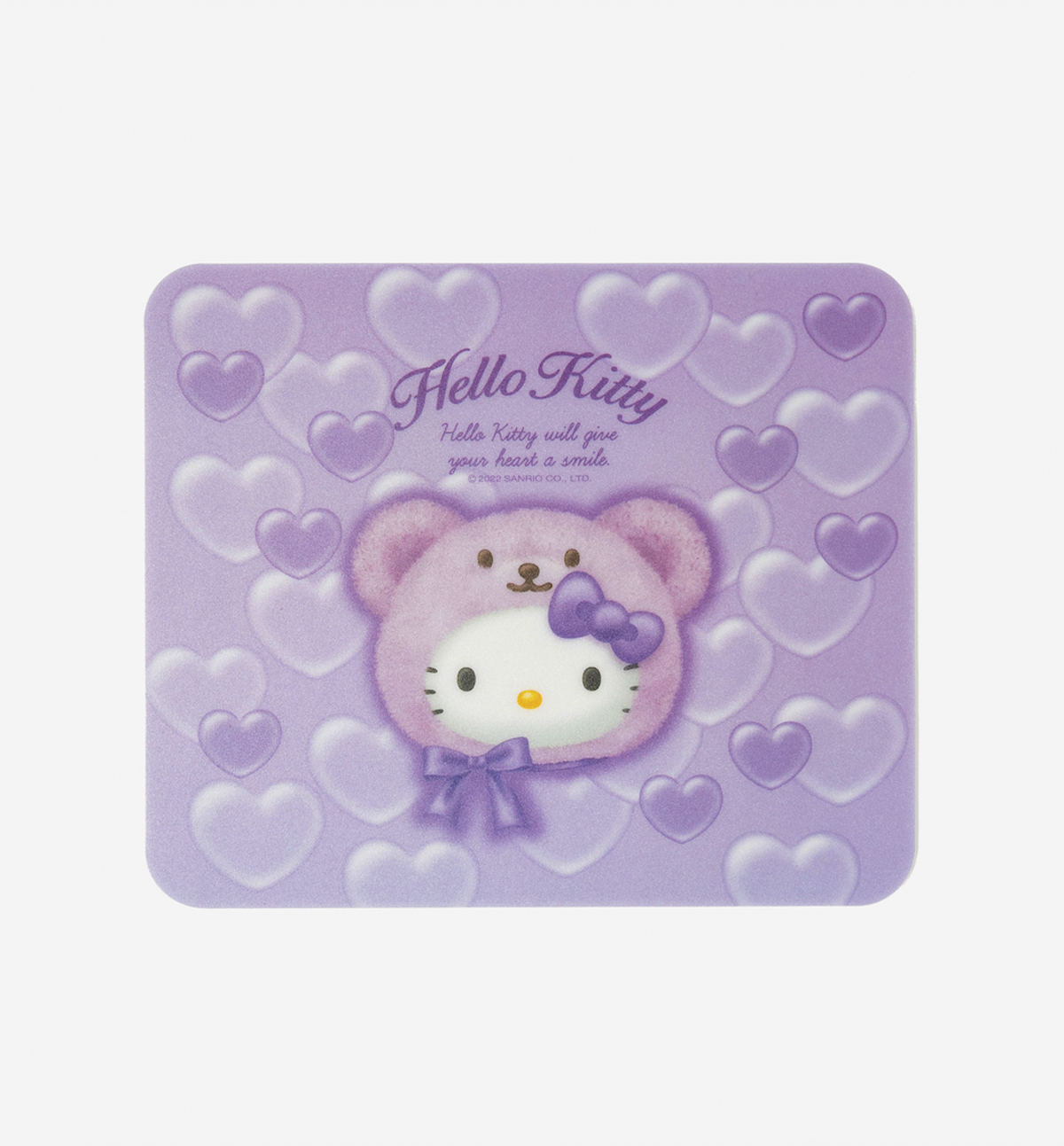 Hello Kitty Mousepad [Heart Bear Purple]