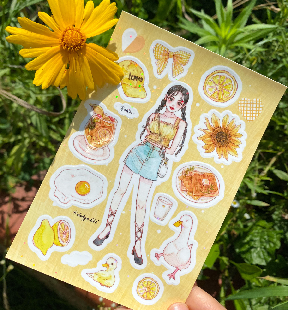 #Yellow Seal Sticker