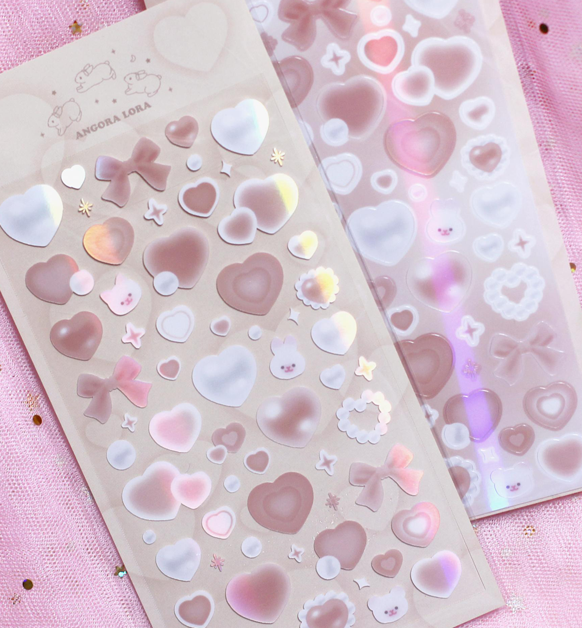 Romantic Pearl Heart Seal Sticker Ver. 2