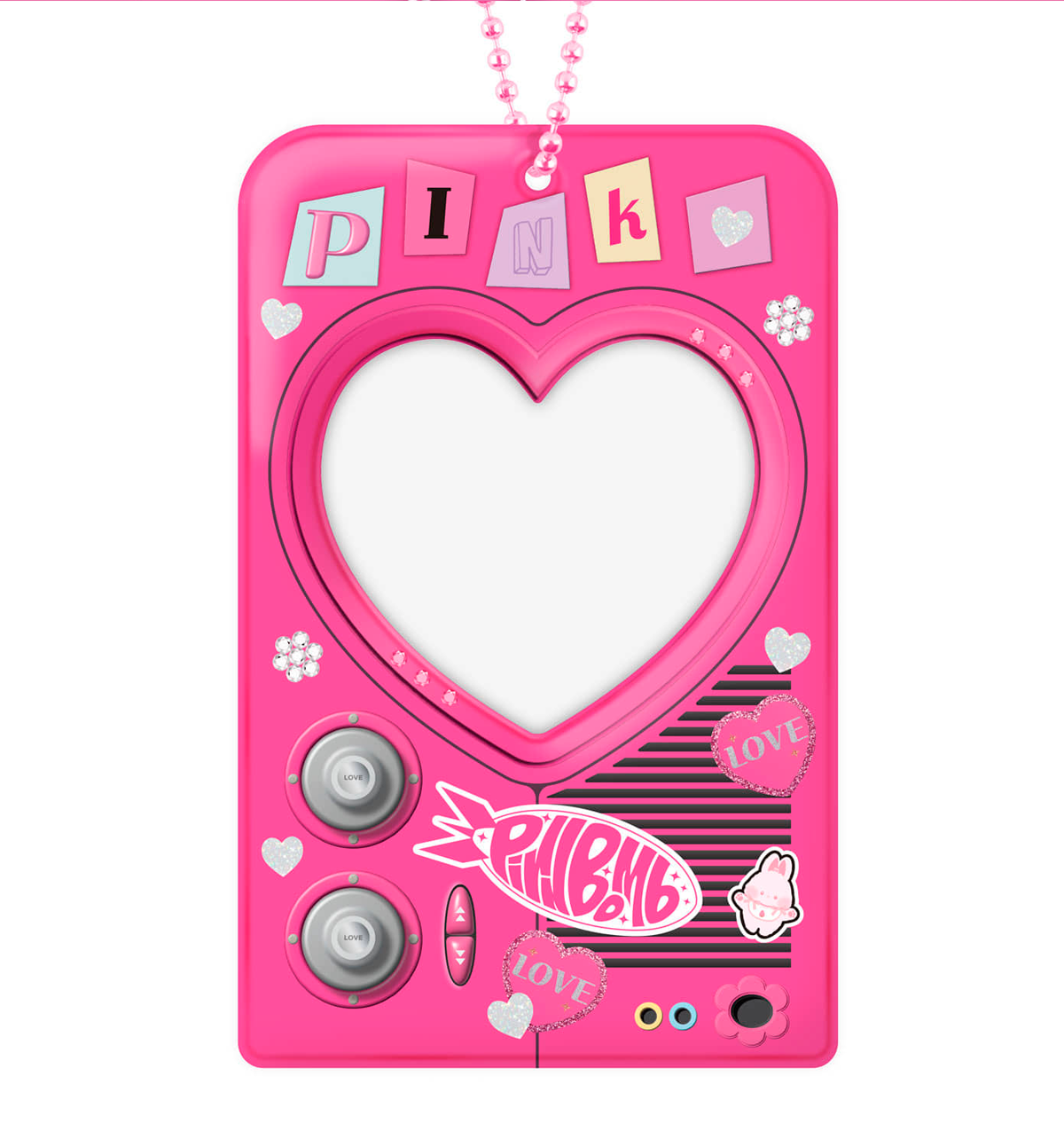 Retro Radio Photocard Holder [Pink Bomb]