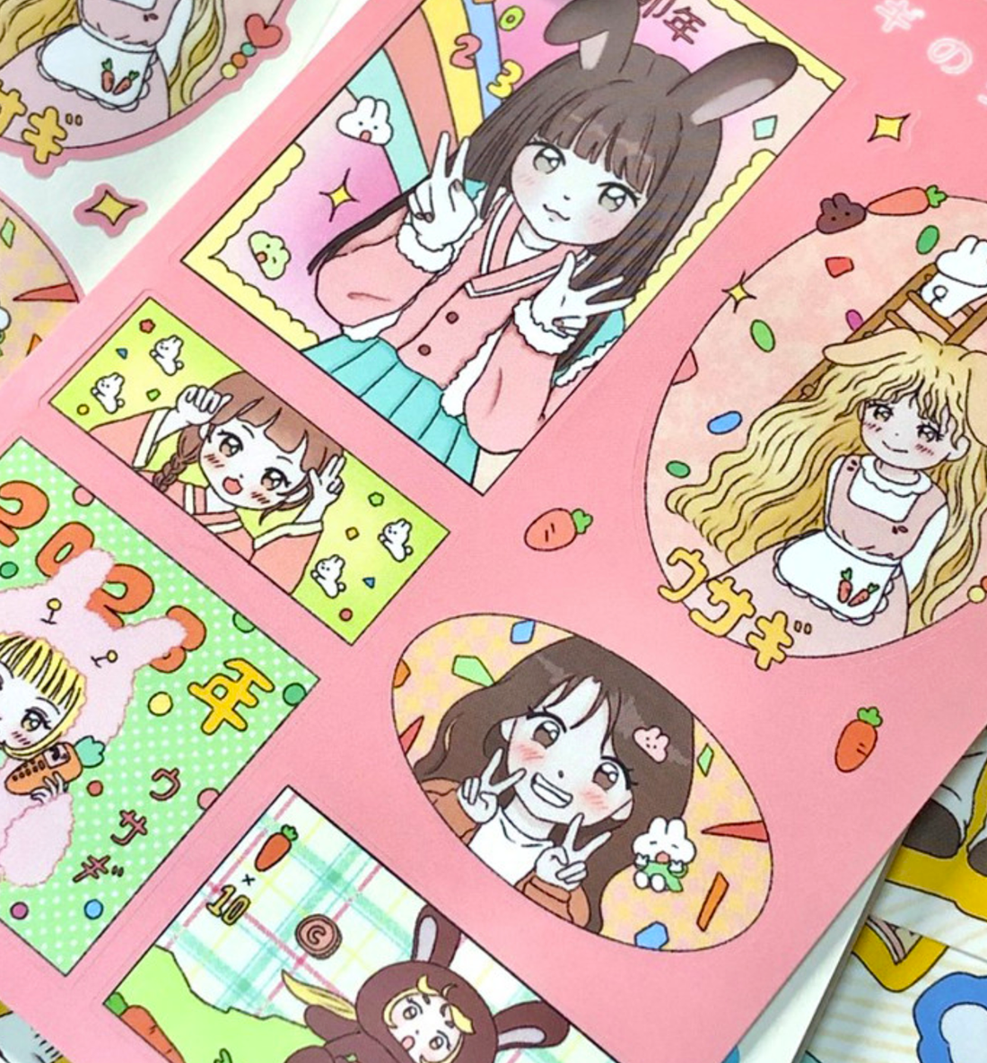 Bunny Girl Seal Sticker