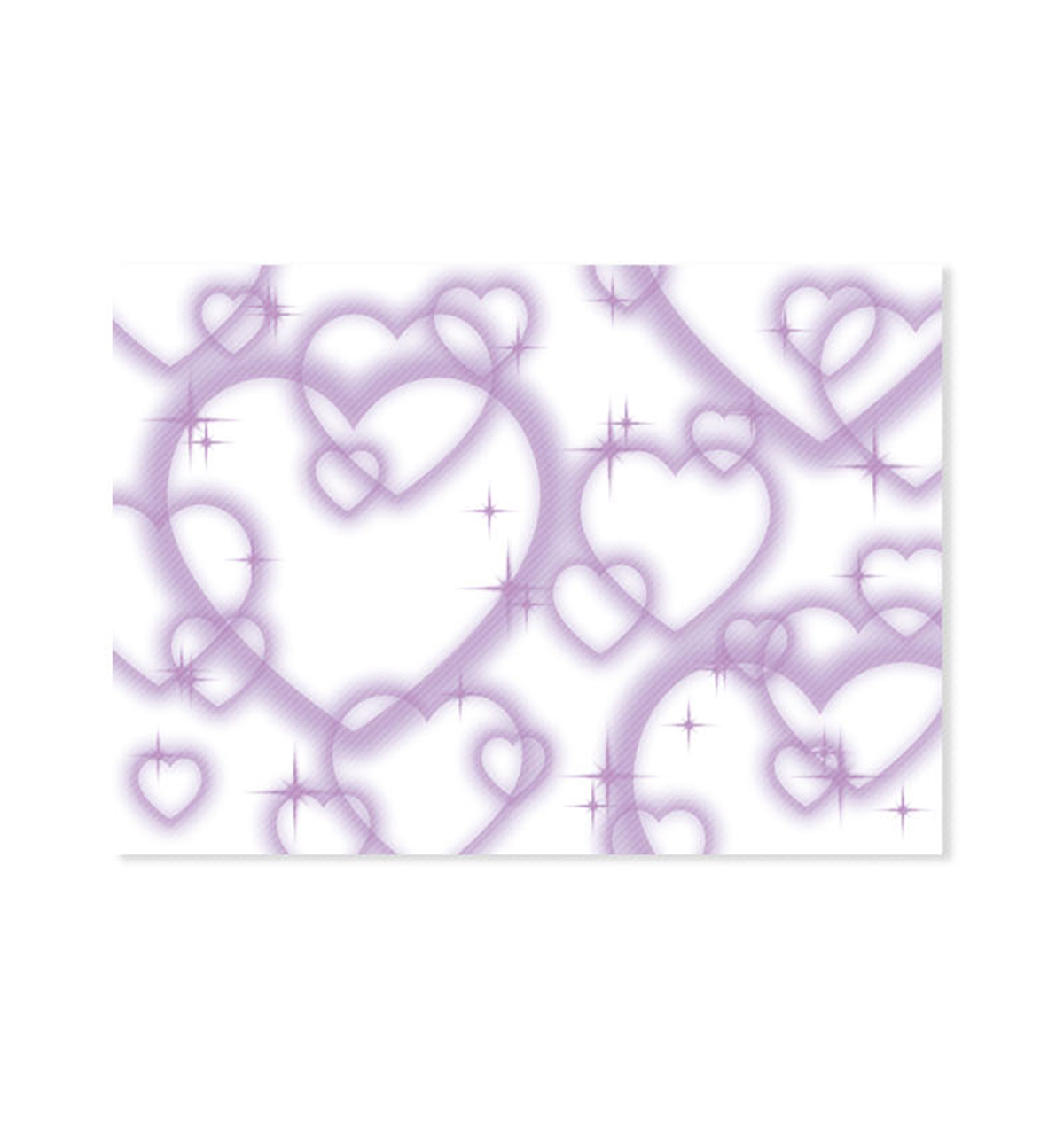 A4 Purple Heart Paper