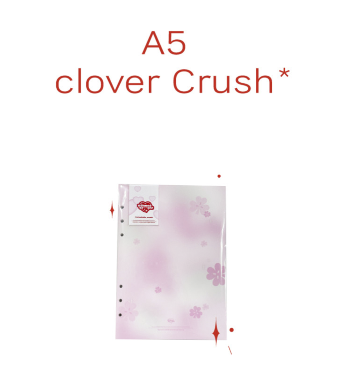 A5 Clover Crush Paper Refill