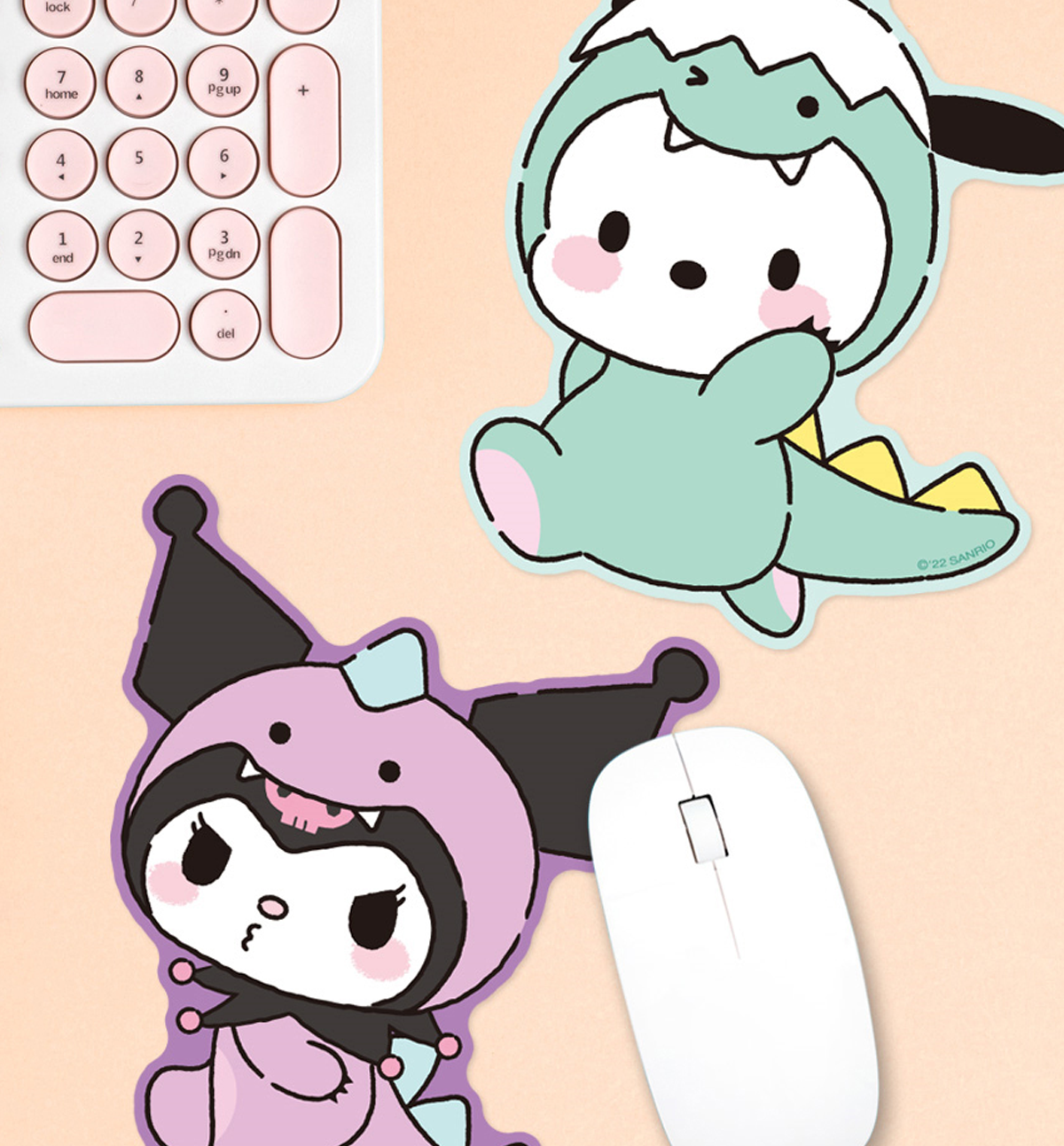 Sanrio Characters Dino Mousepad [6 Designs]