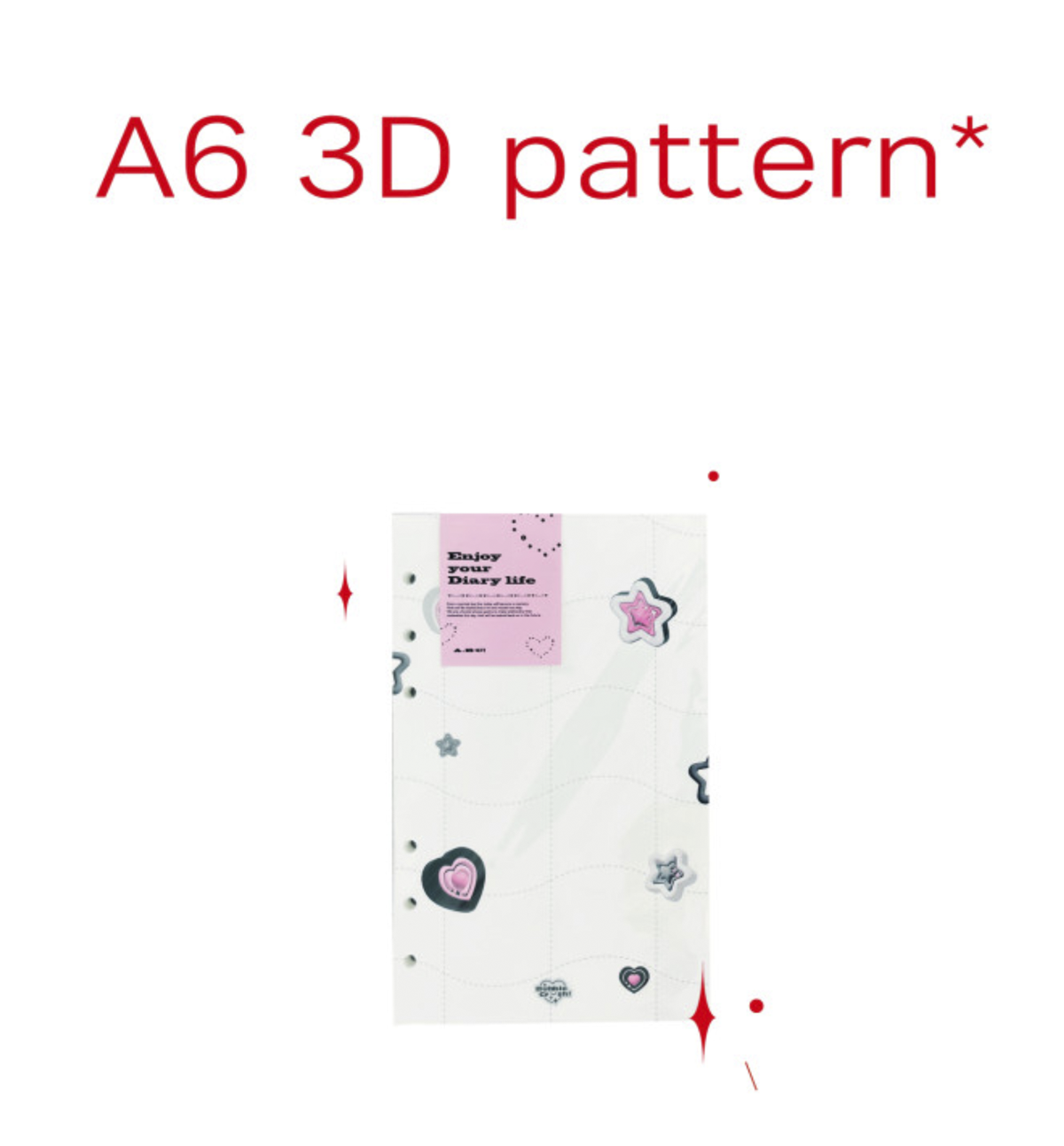 A6 D3 Pattern Paper Refill