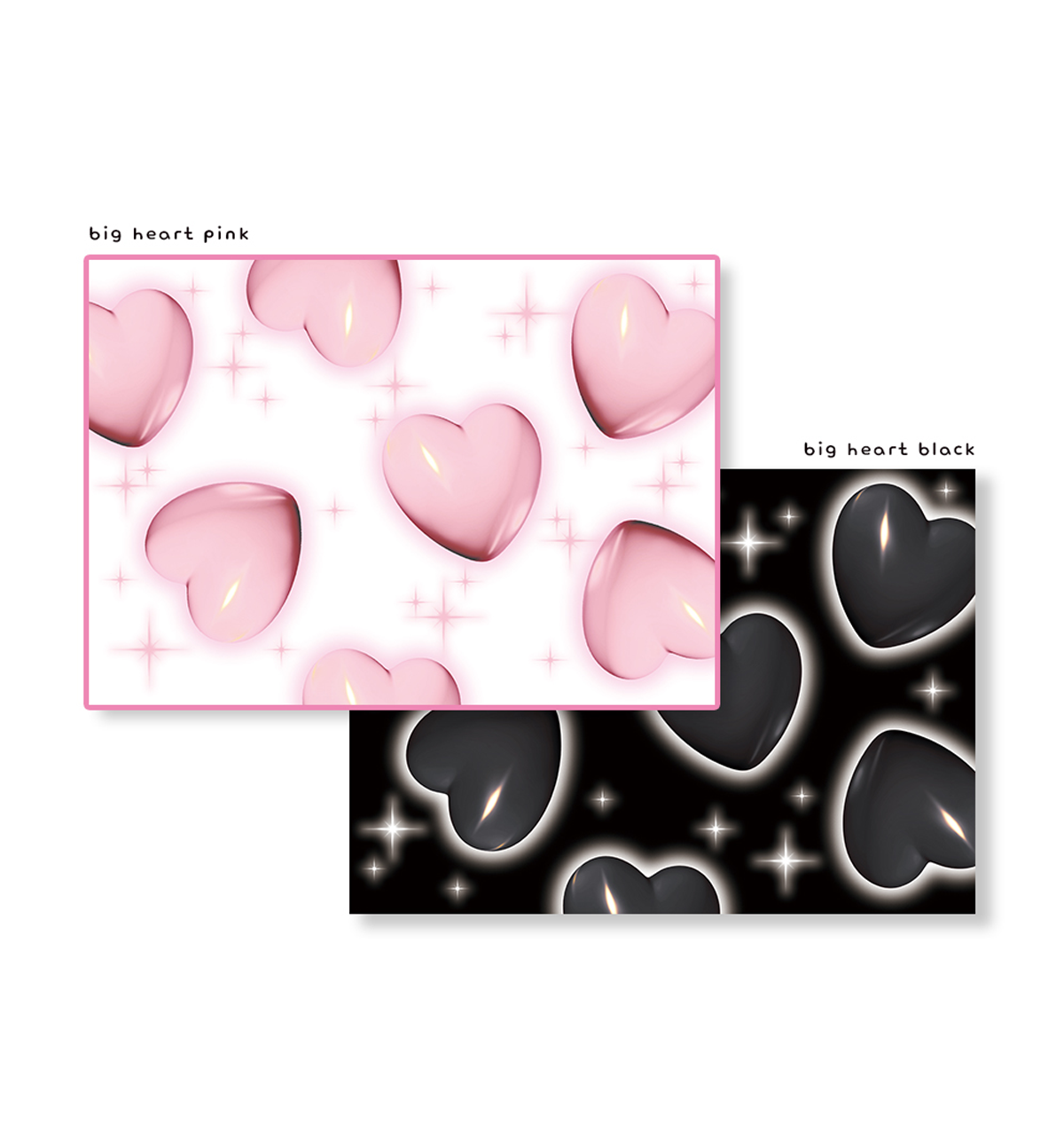 A4 Big Heart Paper [Pink]