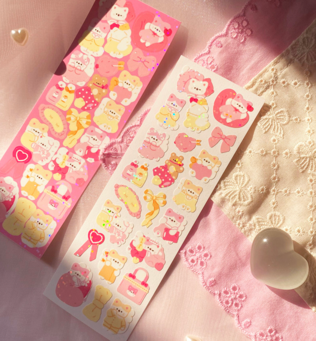 Meow Pajama Party Seal Sticker