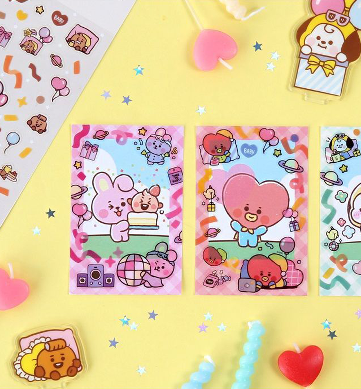 BT21 Clear Sticker [Party]