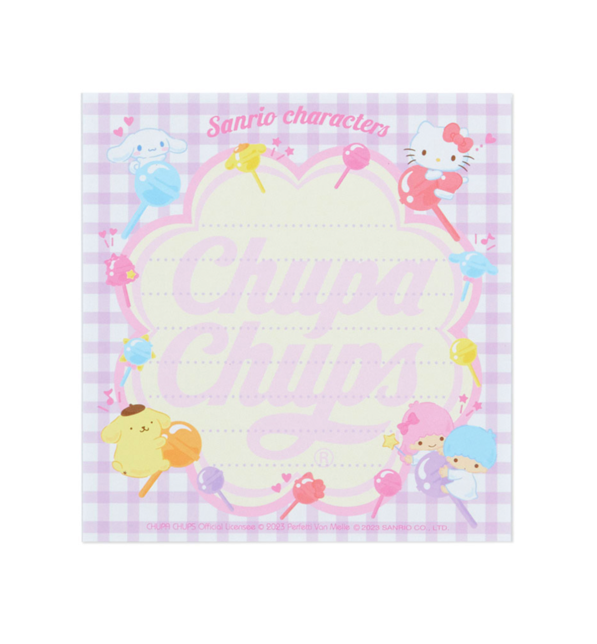 Sanrio Characters & Chupa Chups Memopad [Limited Edition]