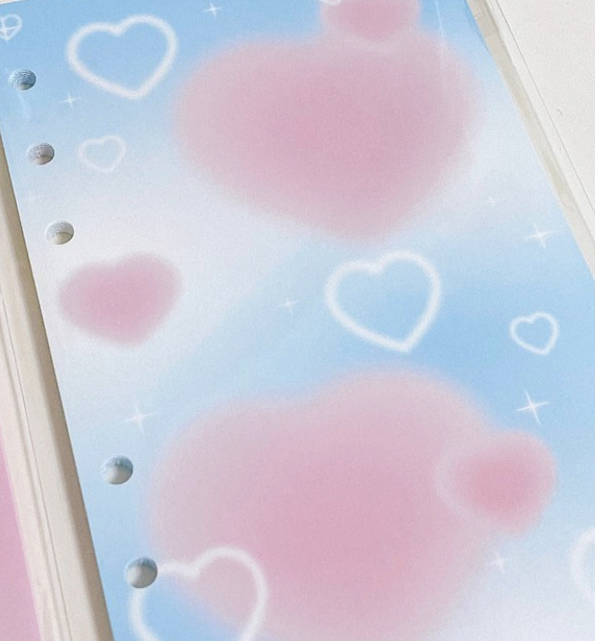 A6 Cute Heart Paper Refill