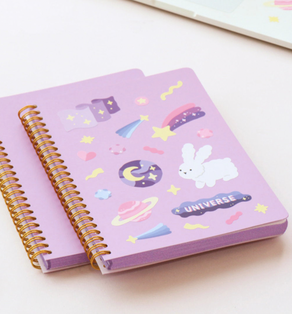 Spring Grid Notebook [Violet]