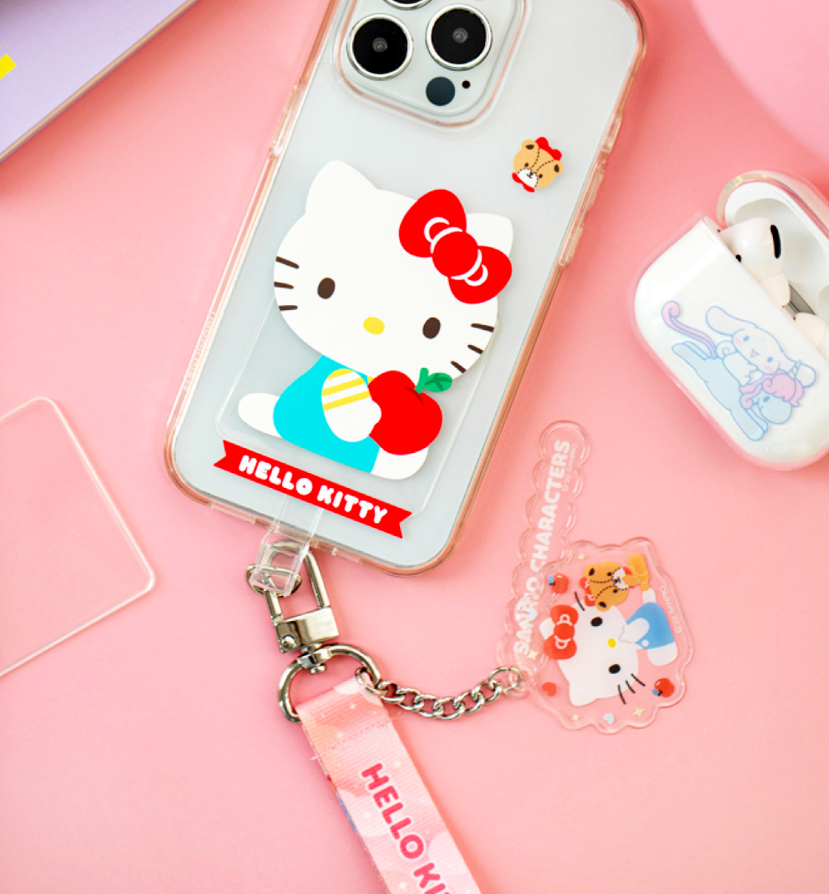 Sanrio Clear Phone Keyring [7 Designs]