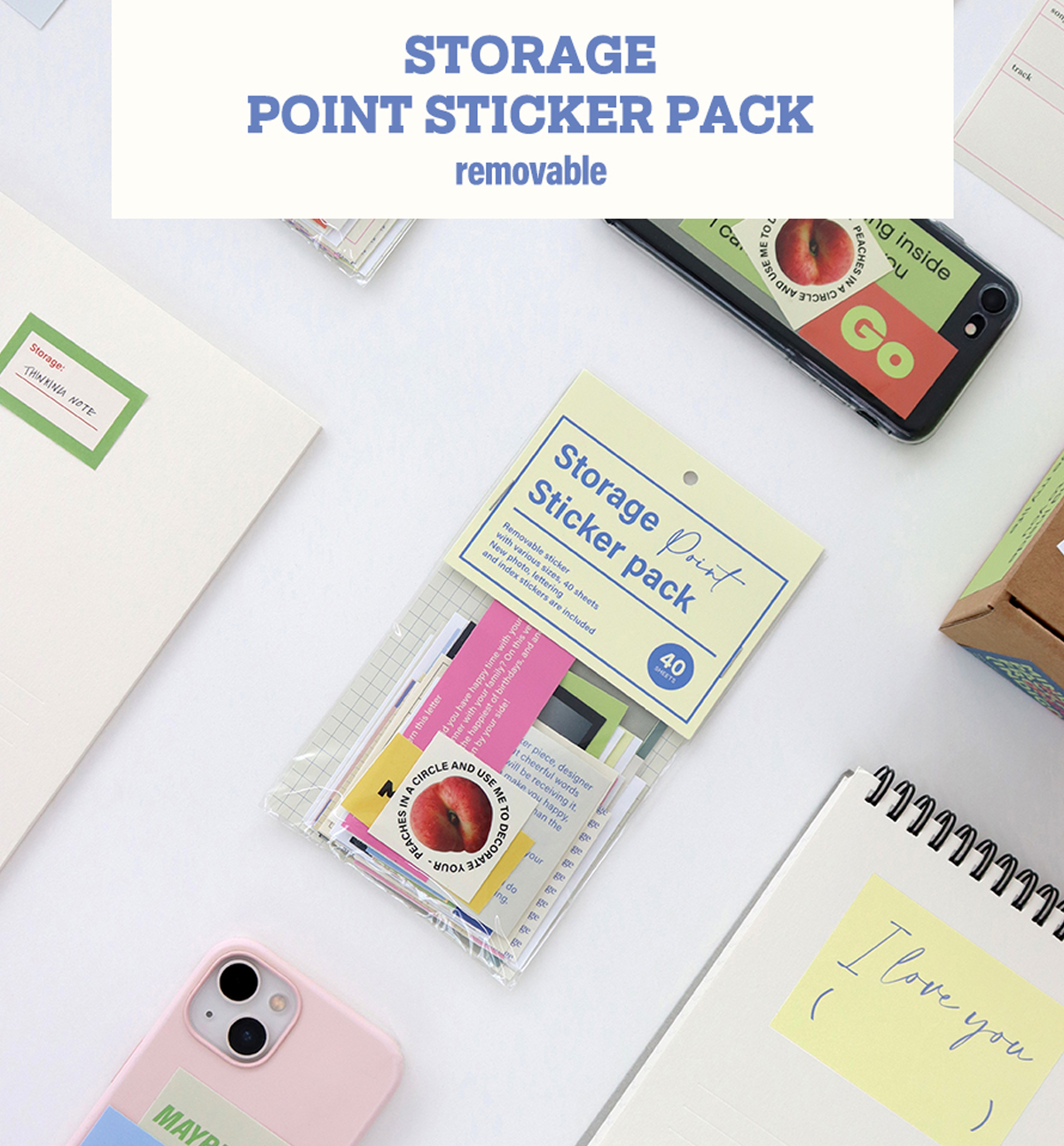 Storage Point Sticker Pack [40 Sheets]