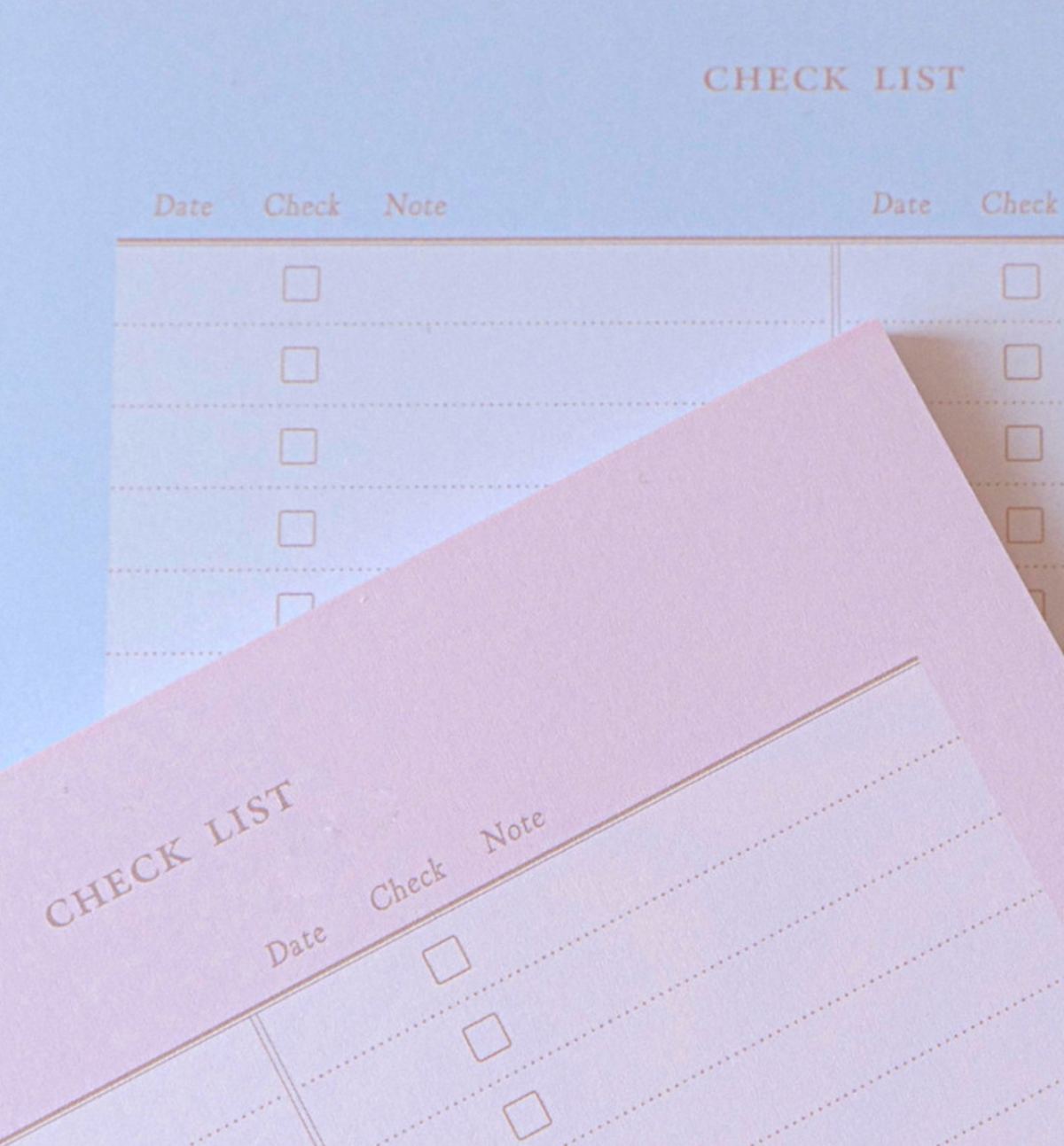 A5 Soft Simple Checklist Memopad