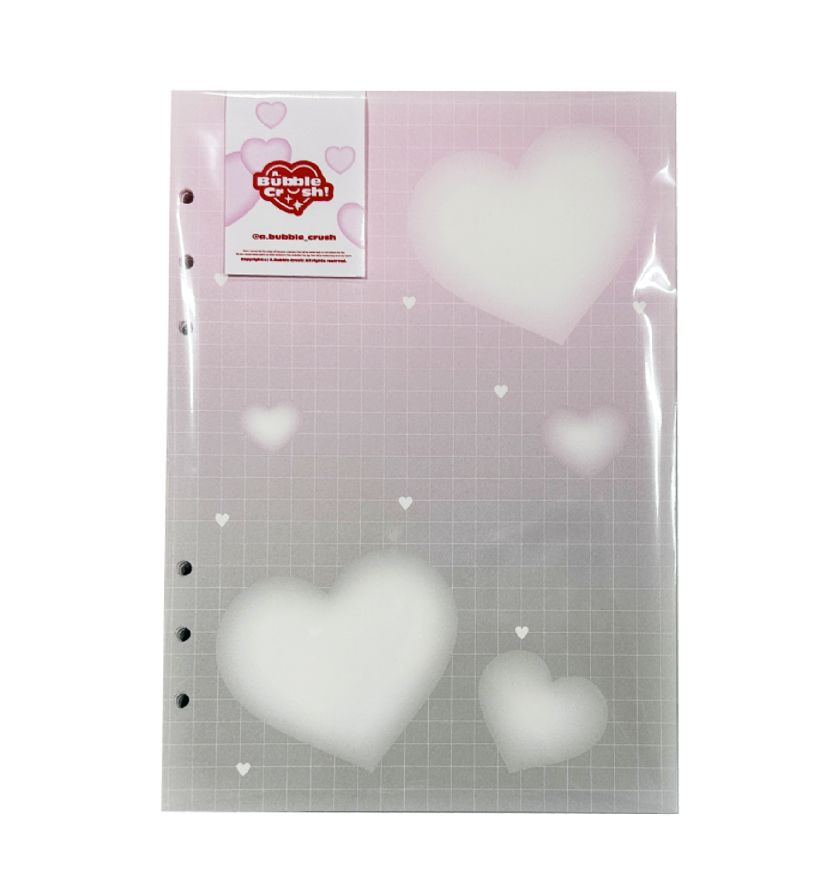 A5 Love Grid Paper Refill