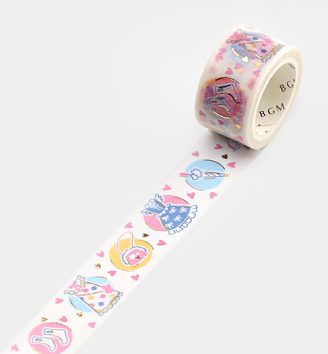 Otome Clothes Washi Tape [Foil Stamping]