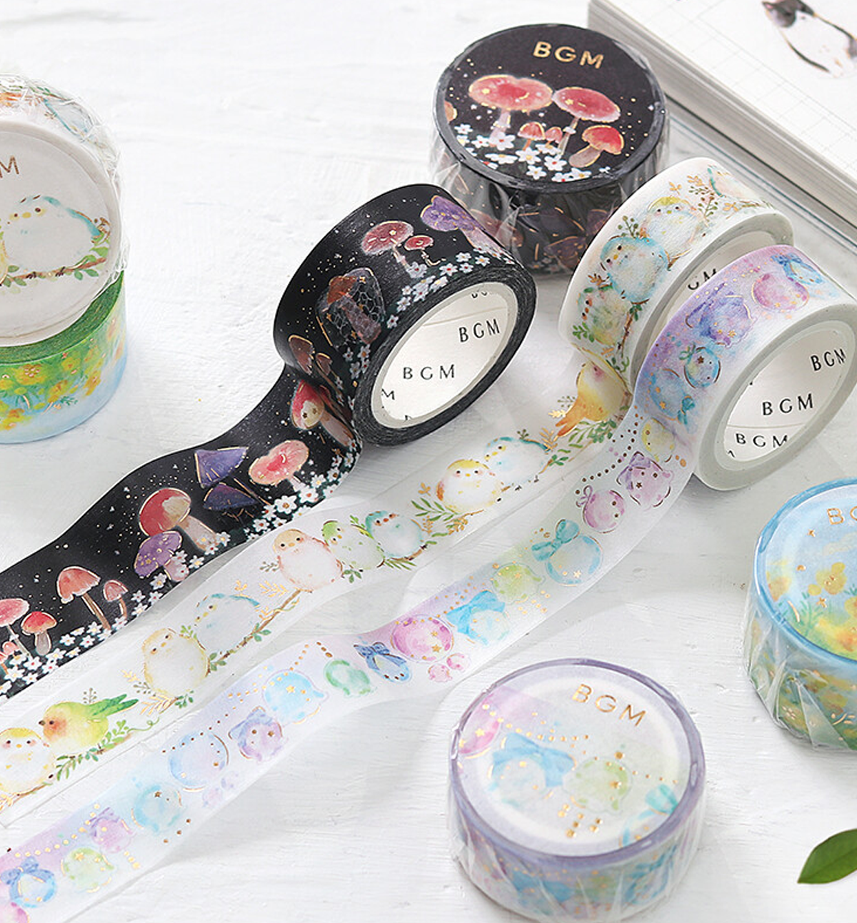 Life Check Daisy Washi Tape [Foil Stamping]