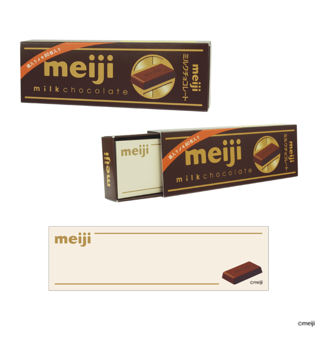Sweets Series Box Memopad: Milk Chocolate