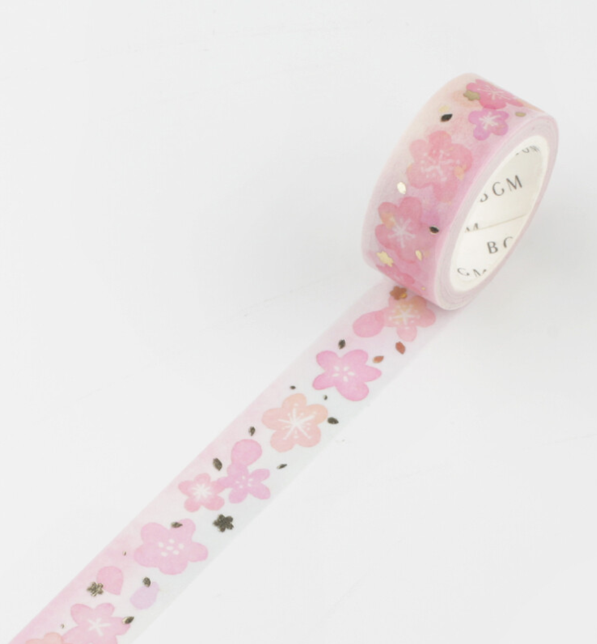 Morning Cherry Blossoms Washi Tape [Foil Stamping]