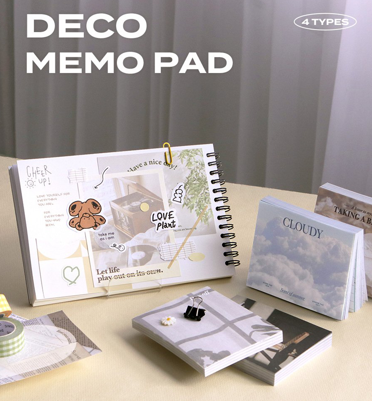 Deco Memopad [4 Designs]