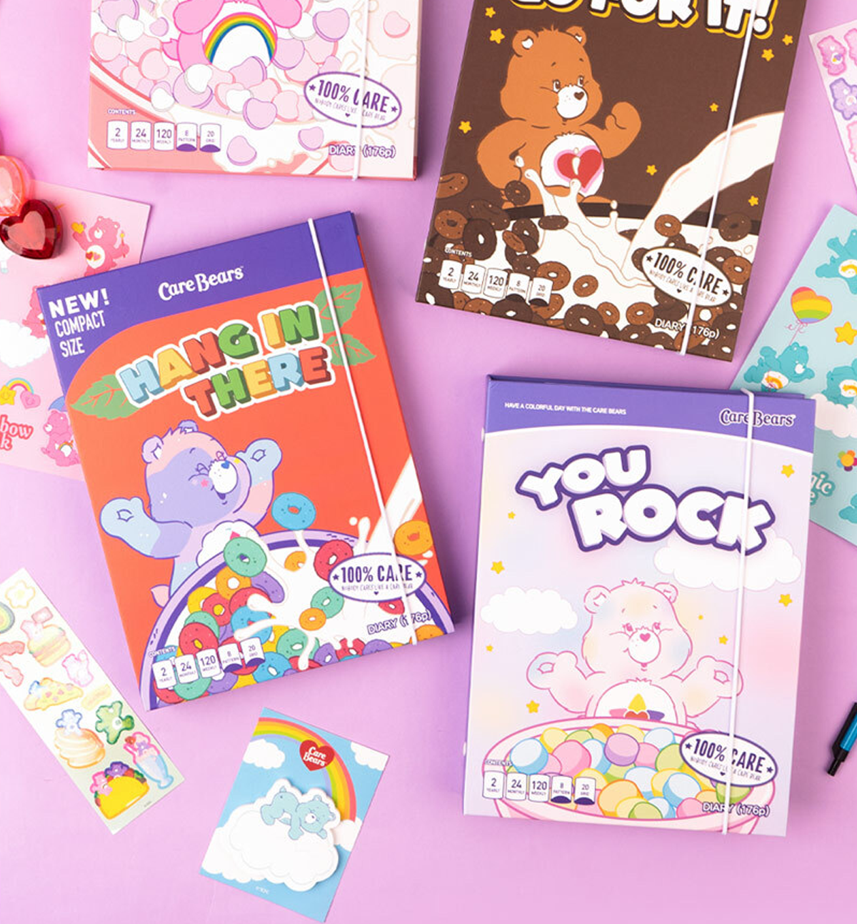 A5 Care Bears Cereal Weekly Planner