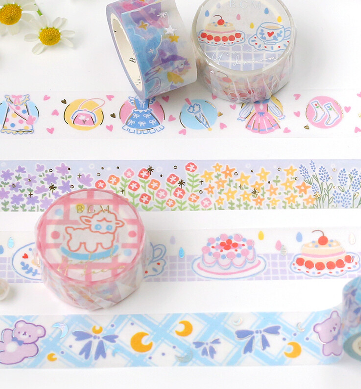 Otome Confectionery Washi Tape [Foil Stamping]