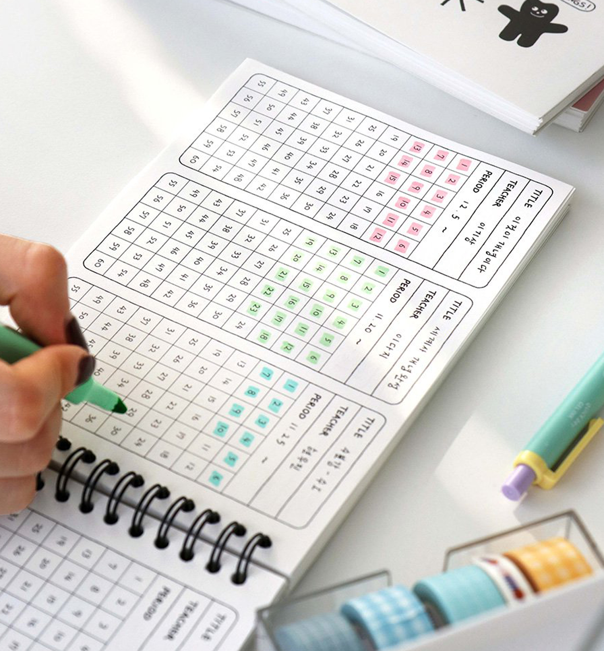 Doodle Study Planner [6 Months]