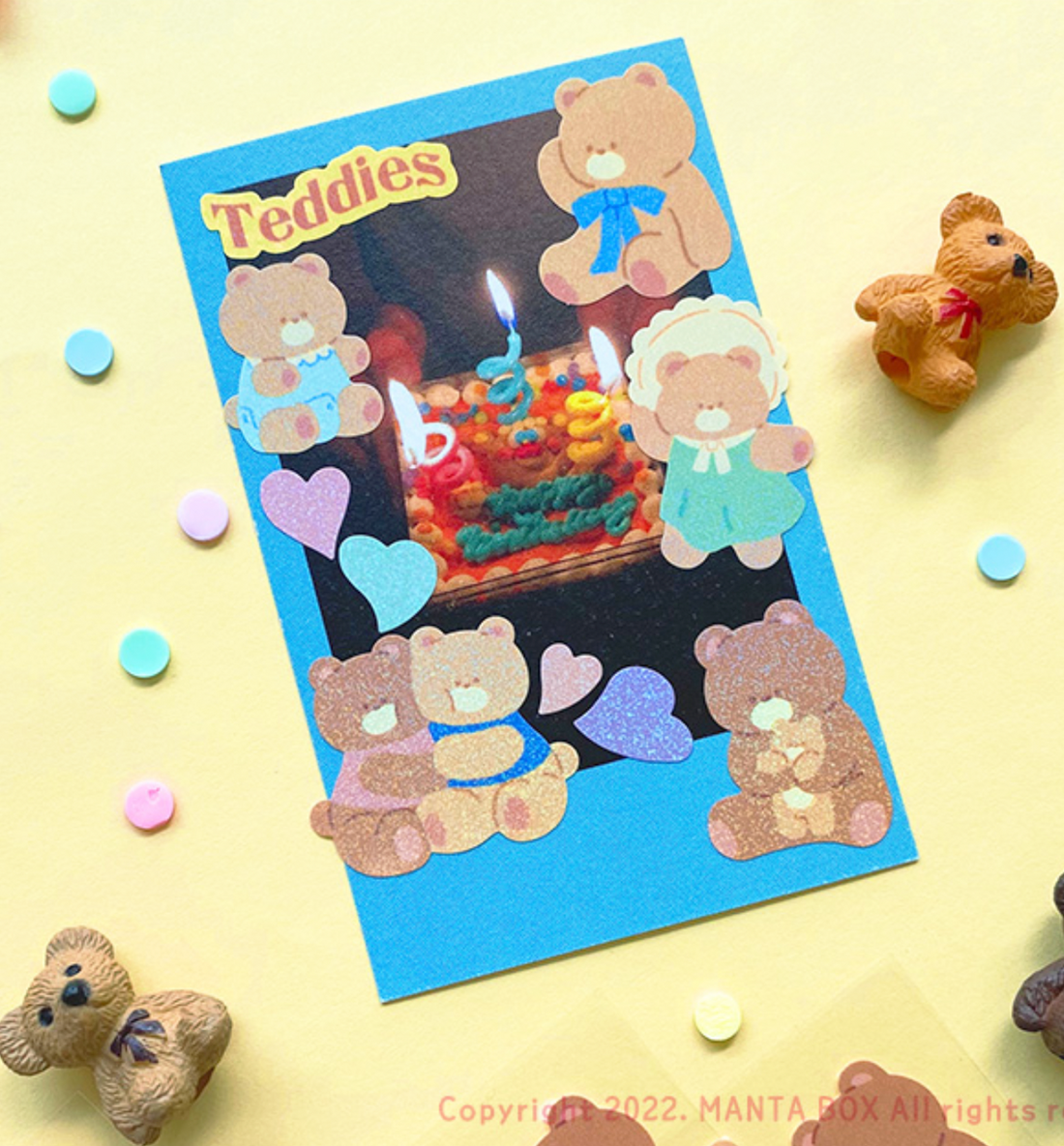 Twinkle Teddis Seal Sticker