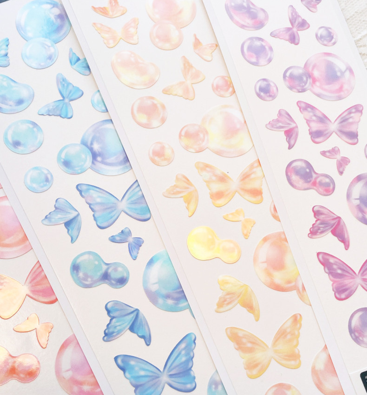 Butterfly Bubbles Seal Sticker